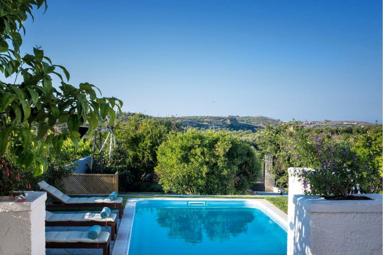 Luxury Villa Rosita W Heated Pool - Nature And Relax Epano Vathia 外观 照片