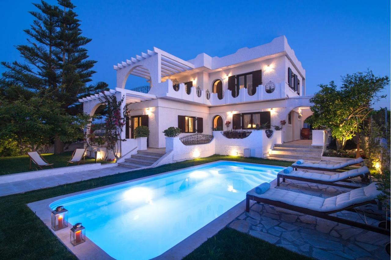 Luxury Villa Rosita W Heated Pool - Nature And Relax Epano Vathia 外观 照片